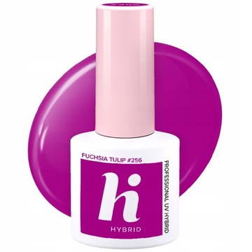 HI HYBRID #256 Lakier Hybrydowy FUCHSIA TULIP 5ml