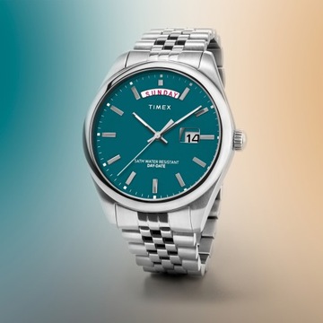 Zegarek Męski Timex TW2V68000 srebrny bransoleta