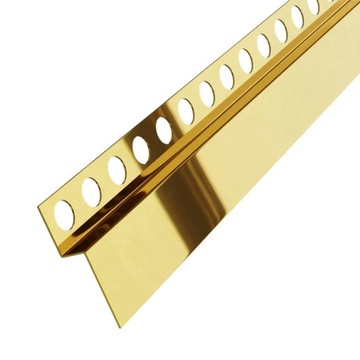 Listwa prysznicowa czołowa złoty poler 130cm 12mm
