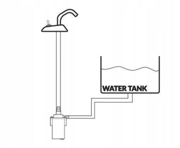АККУМУЛЯТОР С ВОДЯНЫМ НАСОСОМ ПРОИЗВОДИТЕЛЬНОСТЬЮ 100 ГЛ/Ч