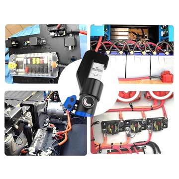 ШЕСТИГРАННАЯ ГИДРАВЛИЧЕСКАЯ МАШИНА ДЛЯ ПРЕССОВАНИЯ КАБЕЛЯ + НОЖНИЦЫ 2-В-1