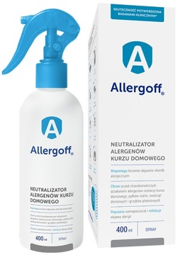 ALLERGOFF Neutralizator alergenów kurzu 400ml