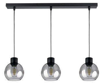 LAMPA wisząca sufitowa ŻYRANDOL ZWIS KULA szklana