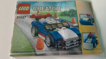 LEGO CREATOR INSTRUKCJA 31027 BLUE RACER