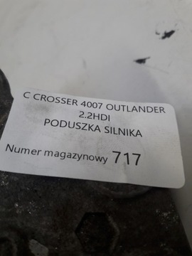 C-CROSSER 4007 OUTLANDER 2.2 HDI UCHYCENÍ ULOŽENÍ MOTORU