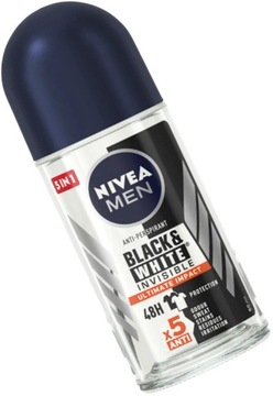 NIVEA DEZODORANT MESKI ROLL-ON 50 ml B&W INVISIBLE ULTIMATE IMPACT