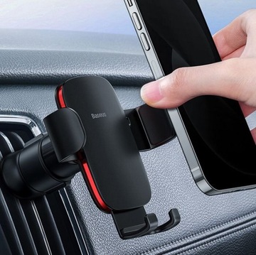 Baseus Metal Age II Uchwyt na telefon na kratkę