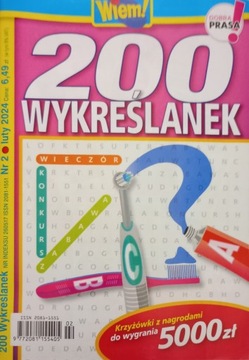 Krzyżówki Wiem! 200 WYKREŚLANEK 2/2024