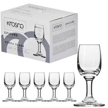 Рюмки для водки 35 мл 3729 PURE набор 6 шт. Krosno Glass