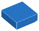 Lego 3070b tile płytka 1x1 niebieski 2 szt U