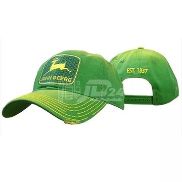 Zielona czapka z daszkiem John Deere MC13080295GR