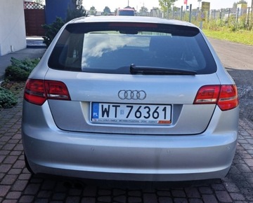 Audi A3 8P Hatchback 3d 1.8 TFSI 160KM 2009 AUDI A3 SKÓRA AUTOMAT MAŁY PRZEBIEG ZAREJESTROWANA, zdjęcie 8