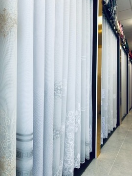 НЕЖНАЯ ШТОРА ИЗ ВУАЛЯ КАК KTM, СДЕЛАННАЯ НА ИЗМЕРЕНИЕ ROYAL RF — идеально подходит для гостиной