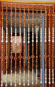 ШТОРЫ ДЕРЕВЯННЫЕ ШТОРЫ ДЛЯ ДВЕРЕЙ -80см-