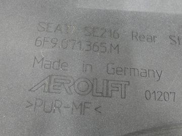 DIFUZOR NÁRAZNÍKU ZADNÍ SEAT ARONA PŘED FACELIFT 2.114
