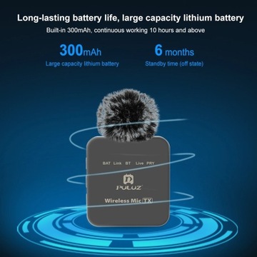 Беспроводная микрофонная система PULUZ PU648B