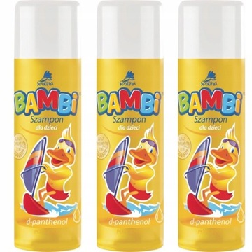 BAMBI SZAMPON Z d-PANTHENOLEM NABŁYSZCZAJACY 450ml
