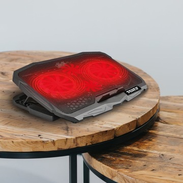 Охлаждающая подставка для ноутбука, устойчивая, большая, бесшумная, 12–17 дюймов