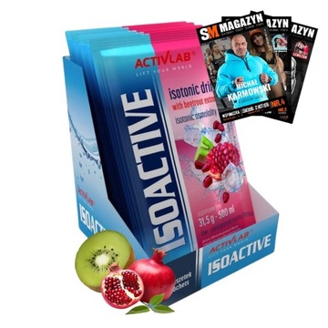 ACTIVLAB ISOACTIVE 10x31.5g NAPÓJ IZOTONICZNY ISO NAWODNIENIE IZOTONIK