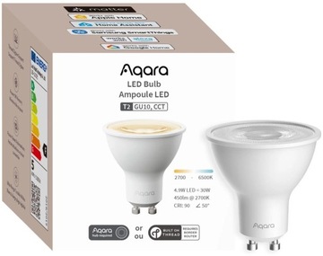 Inteligentna żarówka LED GU10 Aqara LED Bulb T2 CCT GU10 Zigbee 450lm 4.9W