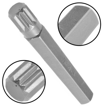 BIT 10MM SPLINE 10x75MM 