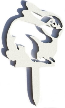 TOPPER CIASTO ZAJĄC LAS W SŁOIKU SZKLE 10CM 10SZT