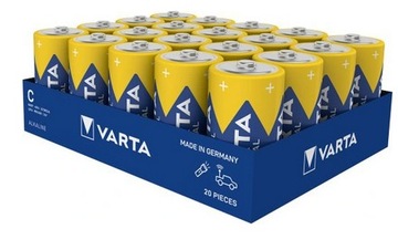 20x Baterie alkaliczne Varta Industrial Pro C LR14