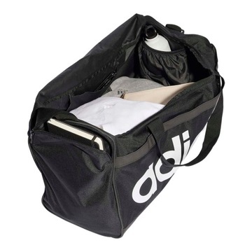 Torba sportowa treningowa czarna adidas LINEAR DUFFEL M HT4743