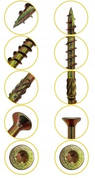 ВИНТЫ СТОЛЯНЫЕ ПО ДЕРЕВО CS 4x80 TORX С КОНИЧЕСКОЙ ГОЛОВКОЙ DOMAX 100 ШТ.