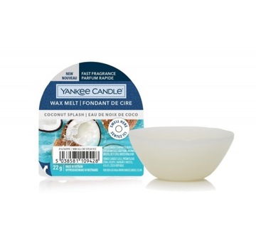 YANKEE CANDLE COCONUT SPLASH WOSK ZAPACHOWY 22 G
