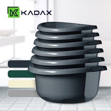 ПЛАСТИКОВАЯ ЧАША ДЛЯ БЕЛЬЯ КРУГЛЫЙ КОНТЕЙНЕР 1,9 Л С РУЧКАМИ