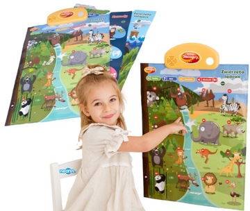 Dumel Edukacyjne PLAKATY GRA ZWIERZĘTA ZAWODY 3+