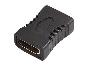 Переходник SAVIO CL-111 (HDMI F - HDMI F; черный)