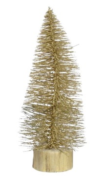 FIGURKA CHOINKA DEKORACJA ŚWIĄTECZNA BROKACONA