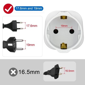 2x адаптера розетки, английская вилка, PL EU-UK, предохранитель