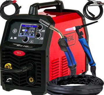 TECNO MIG IDEAL 200 LCD SYNERGIA SPAWARKA MIG MAG