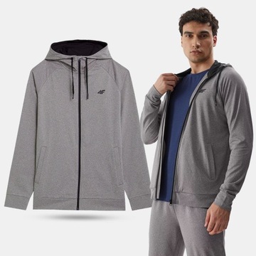 BLUZA MĘSKA 4F TERMOAKTYWNA Z KAPTUREM AW23M209