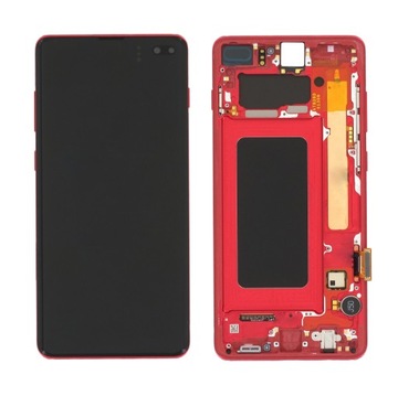 Wyświetlacz do Samsung Galaxy S10 Plus Czerwony