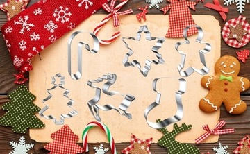 НАБОР КРЕПЛЕНИЙ ДЛЯ РОЖДЕСТВЕНСКОГО ПЕЧЕНЬЯ, 10 ШТ.