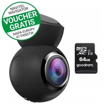 Wideorejestrator NAVITEL R1000 + Karta 64 GB