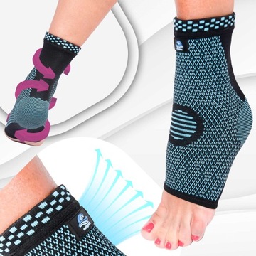 2 ЭЛАСТИЧНЫХ БЕСШОВНЫХ СТАБИЛИЗАТОРА КОМПРЕССИОННОГО РЕМНЯ ДЛЯ лодыжки