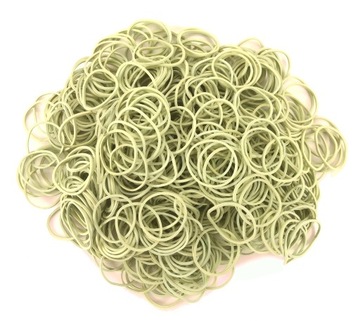 GUMKI RECEPTURKI 1 KG MOCNE rozmiar 40MM BIAŁE