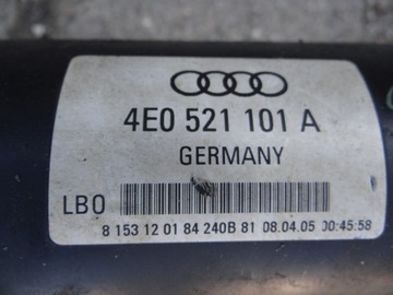 AUDI A8 4.2 V8 D3 02-09 HŘÍDEL HNACÍ 4E0521101A