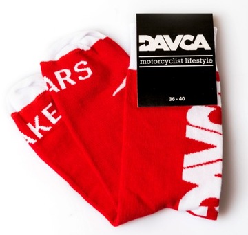 DAVCA SKARPETKI CZERWONE 41-46