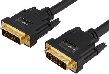 PRZEWÓD KABEL DVI DO DVI 24+1 0,9 M CZARNE