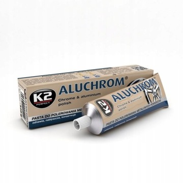 K2 ALUCHROM PASTA DO POLERSKA METALU CHROMU STALI