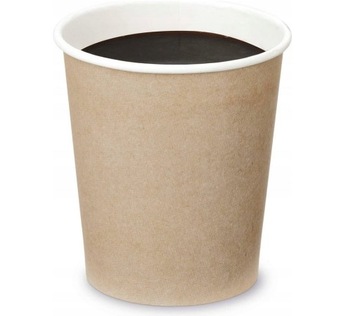 KUBKI DO KAWY PAPIEROWE 250ML KRAFT 50SZT