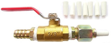 PISTOLET DO PIASKOWANIA + 8 DYSZ ZAWÓR 19L 38L 76L DO PIASKARKI SYFONOWEJ