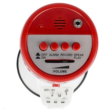 МЕГАФОН УСИЛИТЕЛЬ ГОЛОСА СИРЕНА USB BLUETOOTH AUX SD DNA MEGA 1