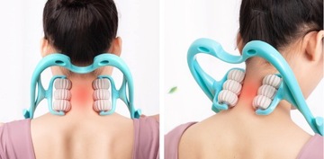 RĘCZNY MASAŻER KARKU SZYI WAŁEK ROLLER DO MASAŻU